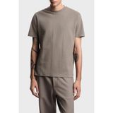 Emporio Armani Pamuklu Regular Fit Logolu Bisiklet Yaka T Shirt Erkek T Shirt EM004594 AF10762 F8219 - Gri - 2XL