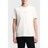 Emporio Armani Pamuklu Regular Fit Logolu Bisiklet Yaka T Shirt Erkek T Shirt EM005257 AF13715 U1055 - Beyaz - XL