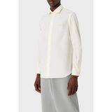 Emporio Armani Pamuklu Regular Fit Poplin Gömlek Erkek Gömlek 3D1C86 1K2NZ 0128 - S - Ekru