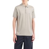 Emporio Armani Pamuklu Regular Fit Yarım Fermuarlı Polo Yaka T Shirt Erkek Polo Yaka T Shirt EM001082 AF10017 U8033
