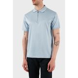 Emporio Armani Pamuklu Regular Fit Yarım Fermuarlı Polo Yaka T Shirt Erkek Polo Yaka T Shirt EM001082 AF10017 U937 - Mavi - 2XL