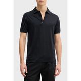 Emporio Armani Pamuklu Regular Fit Yarım Fermuarlı Polo Yaka T Shirt Erkek Polo Yaka T Shirt EM001082 AF10017 UB118 - Lacivert