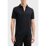Emporio Armani Pamuklu Regular Fit Yarım Fermuarlı Polo Yaka T Shirt Erkek Polo Yaka T Shirt EM001082 AF10017 UB118