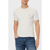 Emporio Armani Pamuklu Slim Fit Bisiklet Yaka T Shirt Erkek T Shirt EM000379 AF18895 U0002 - Beyaz