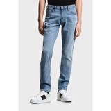 Emporio Armani Pamuklu Slim Fit Düşük Bel Dar Paça Jeans Erkek Kot Pantolon EM000121 AF22800 MB003 - Mavi - 36