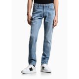 Emporio Armani Pamuklu Slim Fit Düşük Bel Dar Paça Jeans Erkek KOT PANTOLON EM000121 AF22800 MB003