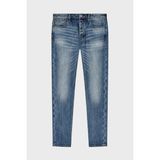 Emporio Armani Pamuklu Slim Fit Düşük Bel Düz Paça Jeans Erkek Kot Pantolon EM000668 AF22251 MB002 - Mavi - 33