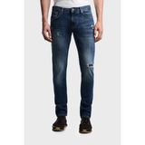 Emporio Armani Pamuklu Slim Fit Düşük Bel Jeans Erkek Kot Pantolon EM000121 AF27790 MB002 - Lacivert - 30