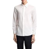 Emporio Armani Pamuklu Slim Fit Logolu Uzun Kollu Gömlek Erkek GÖMLEK EM004604 AF10017 U0003