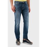 Emporio Armani Pamuklu Slim Fit Normal Bel Düz Paça Jeans Erkek KOT PANTOLON EM000121 AF13272 MB002