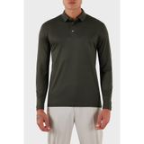 Emporio Armani Pamuklu Slim Fit Uzun Kollu Düğmeli Polo Yaka Sweat Erkek POLO YAKA SWEAT 8N1F97 1JUVZ U8120
