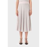 Emporio Armani Pileli Regular Fit Midi Etek Bayan Etek 3D2NT1 2M18Z 0327 - Pudra - 42