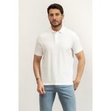 Emporio Armani Polo Yaka T-Shirt Beyaz, XL, EM005251AF10497, OFF WHITE, Erkek