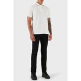 Emporio Armani Puantiyeli Streç Pamuklu Slim Fit Düşük Bel Dar Paça Jeans Erkek Kot Pantolon EM000121 AF14124 FC042 - Siyah - 33