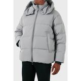 Emporio Armani Regular Fit Çıkarılabilir Kapüşonlu Yün Dolgulu Şişme Mont Erkek Mont 6D1B83 1nvdz 06K3 - Gri - 50