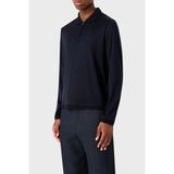 Emporio Armani Regular Fit Fermuarlı Polo Yaka T Shirt Erkek Polo Yaka T Shirt 6R1F85 1juvz 0920 - Lacivert