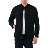 Emporio Armani Regular Fit Klasik Yaka Gizli Fermuarlı Gömlek Erkek GÖMLEK EM005427 AF23435 UB118