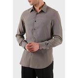 Emporio Armani Regular Fit Logolu Gömlek Erkek Gömlek EM001537 AF14214 U6107 - S - Vizon