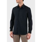 Emporio Armani Regular Fit Logolu Gömlek Erkek Gömlek EM001537 AF14214 UB118 - XL - Lacivert