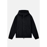 Emporio Armani Regular Fit Logolu Kapüşon Yaka Mont Erkek, 56, Regular Fit Logolu Kapüşon Yaka Mont, SİYAH, mens