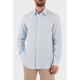 Emporio Armani Regular Fit Uzun Kollu Keten Gömlek Erkek GÖMLEK D41SM0 D10F9 700