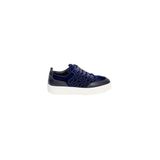 Emporio Armani Sneaker, Marka Logolu, Rahat Taban, Bağcıklı, 39 EU, X3X207 XR235, Lacivert, Kadın