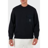 Emporio Armani Streç Pamuklu Regular Fit Tek Cepli Bisiklet Yaka Sweat Erkek SWEAT EM002925 AF10013 UB118