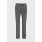 Emporio Armani Streç Pamuklu Skinny Fit Düşük Bel Dar Paça Jeans Erkek Kot Pantolon EM000121 AF17494 M8001 - Gri - 32