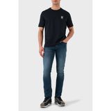 Emporio Armani Streç Pamuklu Slim Fit Normal Bel Düz Paça Jeans Erkek Kot Pantolon EM000121 AF14121 MB002 - 30 - Lacivert
