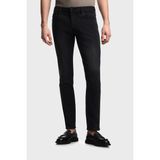 Emporio Armani Streç Pamuklu Slim Fit Normal Bel Düz Paça Jeans Erkek Kot Pantolon EM000121 AF15954 M8001 - Siyah - 33