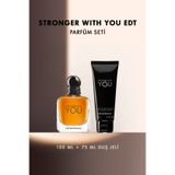 Emporio Armani Stronger With You Edt 100 ml & Duş Jeli Erkek Parfüm Seti 7829999999155