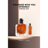 Emporio Armani Stronger With You Intensely 100 ml & 15 ml Erkek Parfüm Seti 7829999999262