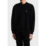 Emporio Armani Tamamı Kabartma Logolu Regular Fit Kadife Dokulu Sweat Erkek SWEAT EM005164 AF10013 FC307