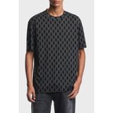 Emporio Armani Tamamı Logolu Bisiklet Yaka T Shirt Erkek T Shirt EM006812 AF10017 FB562 - Lacivert