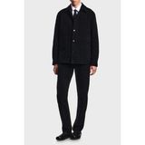 Emporio Armani Tamamı Logolu Pamuklu Regular Fit Klasik Yaka Mont Erkek Mont EM004958 AF24360 MC002 - Siyah - 48