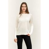 Emporio Armani Triko Kazak, 42, 3G2MYD2MSUZ, BIANCO CALDO, Kadın