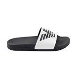 Emporio Armani XVPS04-XN747-D287 Siyah Beyaz Erkek Terlik