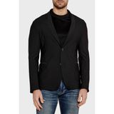 Emporio Armani Yırtmaçlı Slim Fit Mono Yaka Mikro Dokuma Ceket Erkek Ceket EM000142 TE11109 UC001 - 54 - Siyah