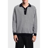 Emporio Armani Yün Karışımlı Regular Fit Düğmeli Polo Yaka Kazak Erkek KAZAK EM003518 AF19833 F0015