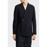 Emporio Armani Yün Karışımlı Regular Fit Kruvaze Yaka Blazer Ceket Erkek Ceket EM002428 AF19441 UB118 - 52 - Lacivert
