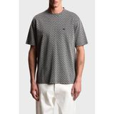 Emporio Armani Yün ve Kaşmir Karışımlı Desneli Bisiklet Yaka T Shirt Erkek T Shirt EM005546 AF25181 F1008 - Gri
