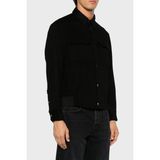Emporio Armani Yün ve Kaşmir Karışımlı Regular Fit Gömlek Erkek Gömlek 6R1C61 1ntyz 0999 - 2XL - Siyah