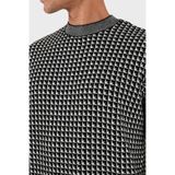 Emporio Armani Yünlü Jakarlı Logo Baskılı Regular Fit Bisiklet Yaka Kazak Erkek KAZAK EM001989 AF14199 FC043
