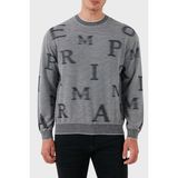 Emporio Armani Yünlü Regular Fit Bisiklet Yakalı Kazak Erkek Kazak 6D1MX8 1mjgz F915 - XL - Gri