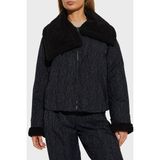 Emporio Armani Yünlü Relaxed Fit Asimetrik Yaka Biker Mont Bayan Mont 6D2B62 2nggz 0999 - Siyah - 42