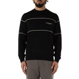 Emporio Armani Yünlü Şerit Detaylı Regular Fit Bisiklet Yaka Kazak Erkek KAZAK EM002796 AF14199 MC156