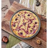 Empressco 1 Adet, Delikli, 32 cm Yanmaz Yapışmaz Pizza Tepsisi - Seçenek 1 - Ahşap