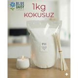 Empressco 1 kg Kokusuz Beyaz Inci Tozu Mum, 25 Adet, 20 cm Fitil ile - Seçenek 1