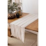 Empressco %100 Organik Pamuk Dantel Masa Runneri 35X145 Cm, Şık ve Kaliteli Dekorasyon - 10 x 10 cm