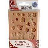 Empressco 100X130X15MM Silikon Kalıp Mini Çiçekler / - Fiyatı, Yorumları - -- - Seçenek 1